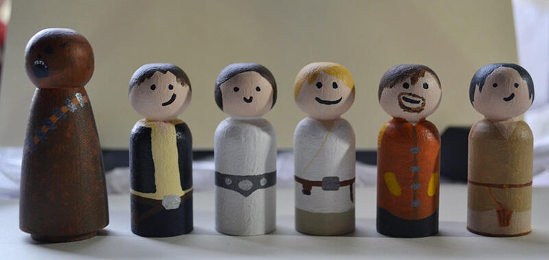 Star Wars – Chewbacca, Han, Leia, Luke, Carth, Revan