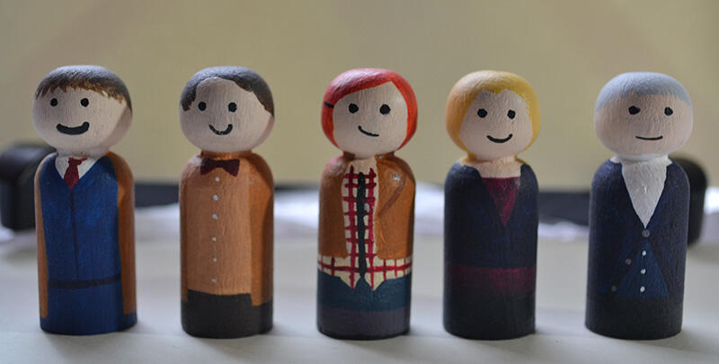 Doctor Who – 10th Doctor, 11th Doctor, Amy, Rose, 12th Doctor